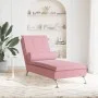 Sofá diván de masaje con cojín de terciopelo rosa by vidaXL, Daybeds - Ref: Foro24-379453, Price: 146,36 €, Discount: %