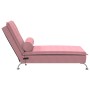 Sofá diván de masaje con cojín de terciopelo rosa by vidaXL, Daybeds - Ref: Foro24-379453, Price: 148,94 €, Discount: %