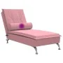 Sofá diván de masaje con cojín de terciopelo rosa by vidaXL, Daybeds - Ref: Foro24-379453, Price: 146,36 €, Discount: %