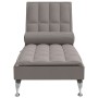Sofá diván de masaje con cojín de tela taupe by vidaXL, Daybeds - Ref: Foro24-379447, Price: 147,21 €, Discount: %