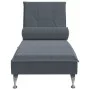 Sofá diván de masaje con cojín de terciopelo gris oscuro by vidaXL, Daybeds - Ref: Foro24-379451, Price: 104,79 €, Discount: %