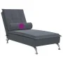 Sofá diván de masaje con cojín de terciopelo gris oscuro by vidaXL, Daybeds - Ref: Foro24-379451, Price: 104,79 €, Discount: %
