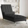 Sofá diván de masaje con cojín de tela negro by vidaXL, Daybeds - Ref: Foro24-379445, Price: 151,66 €, Discount: %