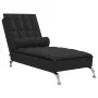 Sofá diván de masaje con cojín de tela negro by vidaXL, Daybeds - Ref: Foro24-379445, Price: 151,66 €, Discount: %