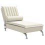 Massage-Divan-Sofa mit cremefarbenem Samtkissen. von vidaXL, Tagesbetten - Ref: Foro24-379466, Preis: 161,83 €, Rabatt: %