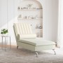 Sofá diván de masaje con cojín de terciopelo crema by vidaXL, Daybeds - Ref: Foro24-379466, Price: 161,83 €, Discount: %