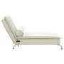 Sofá diván de masaje con cojín de terciopelo crema by vidaXL, Daybeds - Ref: Foro24-379466, Price: 158,79 €, Discount: %