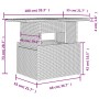 Set de sofás de jardín 11 pzas y cojines ratán sintético gris by vidaXL, Garden sets - Ref: Foro24-3266860, Price: 677,16 €, ...