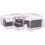 Set de sofás de jardín 10 pzas con cojines ratán sintético gris by vidaXL, Garden sets - Ref: Foro24-3267500, Price: 628,07 €...