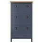 Shoe cabinet Hill made of gray pine wood 72x35x124 cm by vidaXL, Shoe racks and shoe organizers - Ref: Foro24-289005, Price: ...