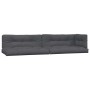 Set de sofás de palets de jardín y cojines 4 pzas madera acacia by vidaXL, Outdoor sofas - Ref: Foro24-3209331, Price: 677,19...