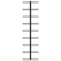 Wall-mounted wine rack for 9 bottles, black iron by vidaXL, Wine racks - Ref: Foro24-289561, Price: 42,79 €, Discount: %