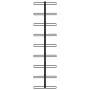 Wall-mounted wine rack for 9 bottles, black iron by vidaXL, Wine racks - Ref: Foro24-289561, Price: 44,55 €, Discount: %