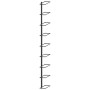Wall-mounted wine rack for 9 bottles, black iron by vidaXL, Wine racks - Ref: Foro24-289561, Price: 42,79 €, Discount: %