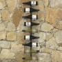 Wall-mounted wine rack for 9 bottles, black iron by vidaXL, Wine racks - Ref: Foro24-289561, Price: 42,79 €, Discount: %