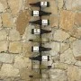 Wall-mounted wine rack for 9 bottles, black iron by vidaXL, Wine racks - Ref: Foro24-289561, Price: 44,55 €, Discount: %