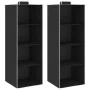 2 Pcs Hanging Closet Organizers with 4 Shelves Fabric by vidaXL, Dresser Organizers and Bar Hangers - Ref: Foro24-288323, Pri...
