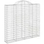 Gabionenkörbe 4 Stück Bogenform Eisen 200x30x180/200 cm von vidaXL, Töpfe und Pflanzgefäße - Ref: Foro24-3146196, Preis: 484,...