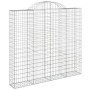 Gabionenkörbe 4 Stück Bogenform Eisen 200x30x180/200 cm von vidaXL, Töpfe und Pflanzgefäße - Ref: Foro24-3146196, Preis: 505,...