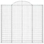 Gabionenkörbe 4 Stück Bogenform Eisen 200x30x180/200 cm von vidaXL, Töpfe und Pflanzgefäße - Ref: Foro24-3146196, Preis: 484,...