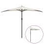 Semicircular balcony parasol with aluminum sand stick 300x155cm by vidaXL, Umbrellas - Ref: Foro24-44591, Price: 63,44 €, Dis...