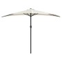 Semicircular balcony parasol with aluminum sand stick 300x155cm by vidaXL, Umbrellas - Ref: Foro24-44591, Price: 63,44 €, Dis...
