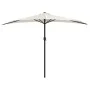 Sombrilla de balcón semicircular palo aluminio arena 300x155cm de vidaXL, Sombrillas - Ref: Foro24-44591, Precio: 51,29 €, De...