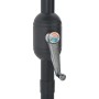 Sombrilla de balcón semicircular palo aluminio gris 300x155 cm de vidaXL, Sombrillas - Ref: Foro24-44593, Precio: 61,81 €, De...