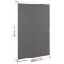 Moskitonetz für Fenster weiß 80x120 cm von vidaXL, Moskitonetze für Fenster - Ref: Foro24-153830, Preis: 32,07 €, Rabatt: %