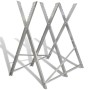 Galvanized folding stand with saws for woodworking by vidaXL, Sawing trestles - Ref: Foro24-141333, Price: 44,20 €, Discount: %