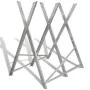 Galvanized folding stand with saws for woodworking by vidaXL, Sawing trestles - Ref: Foro24-141333, Price: 44,20 €, Discount: %