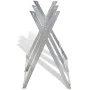 Galvanized folding stand with saws for woodworking by vidaXL, Sawing trestles - Ref: Foro24-141333, Price: 44,20 €, Discount: %