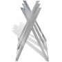 Verzinkter Klappständer mit Sägen für die Holzbearbeitung von vidaXL, Sägeböcke - Ref: Foro24-141333, Preis: 44,20 €, Rabatt: %