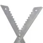 Galvanized folding stand with saws for woodworking by vidaXL, Sawing trestles - Ref: Foro24-141333, Price: 44,20 €, Discount: %