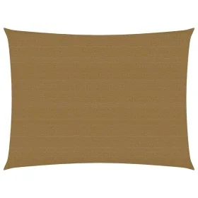 Taupe gray HDPE sail awning 160 g/m² 5x6 m by vidaXL, Umbrellas - Ref: Foro24-311411, Price: 61,72 €, Discount: %