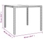 5-teiliges Gartenmöbel-Set mit schwarzen synthetischen Rattankissen von vidaXL, Gartensets - Ref: Foro24-3277505, Preis: 504,...