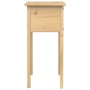 Corona console table solid pine wood 73x35x73 cm by vidaXL, Side tables - Ref: Foro24-4002776, Price: 59,62 €, Discount: %