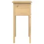 Corona console table solid pine wood 73x35x73 cm by vidaXL, Side tables - Ref: Foro24-4002776, Price: 65,41 €, Discount: %
