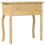 Corona console table solid pine wood 73x35x73 cm by vidaXL, Side tables - Ref: Foro24-4002776, Price: 65,41 €, Discount: %
