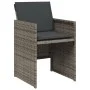 5-piece garden dining set with gray synthetic rattan cushions by vidaXL, Garden sets - Ref: Foro24-3277669, Price: 395,80 €, ...