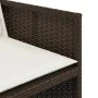 7-piece garden dining set with brown synthetic rattan cushions by vidaXL, Garden sets - Ref: Foro24-3277676, Price: 533,62 €,...
