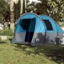 Tienda de campaña túnel para 4 personas impermeable azul