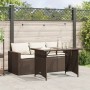 Garten-Essgruppe und Kissen, 2-teilig, braunes synthetisches Rattan von vidaXL, Gartensets - Ref: Foro24-366330, Preis: 257,8...