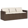 Garten-Essgruppe und Kissen, 2-teilig, braunes synthetisches Rattan von vidaXL, Gartensets - Ref: Foro24-366330, Preis: 257,8...