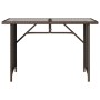 Garten-Essgruppe und Kissen, 2-teilig, braunes synthetisches Rattan von vidaXL, Gartensets - Ref: Foro24-366330, Preis: 257,8...