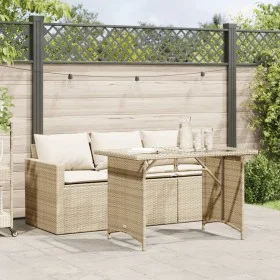 2-piece garden dining set with beige synthetic rattan cushions by vidaXL, Garden sets - Ref: Foro24-366332, Price: 285,37 €, ...