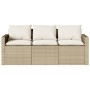 2-piece garden dining set with beige synthetic rattan cushions by vidaXL, Garden sets - Ref: Foro24-366332, Price: 273,23 €, ...