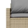 3-seater garden sofa with beige synthetic rattan cushions by vidaXL, Outdoor sofas - Ref: Foro24-366345, Price: 213,49 €, Dis...