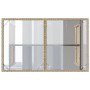 Garden table glass surface PE rattan beige 110x68x70 cm by vidaXL, Garden tables - Ref: Foro24-366353, Price: 100,26 €, Disco...