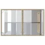 Mesa de jardín superficie de vidrio ratán PE beige 110x68x70 cm de vidaXL, Mesas de jardín - Ref: Foro24-366353, Precio: 97,6...
